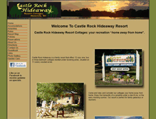 Tablet Screenshot of castlerockhideaway.com